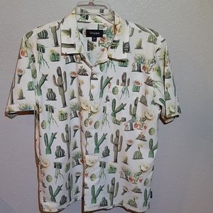 Brixton Boy's Short Sleeved Shirt.  Size Medium.